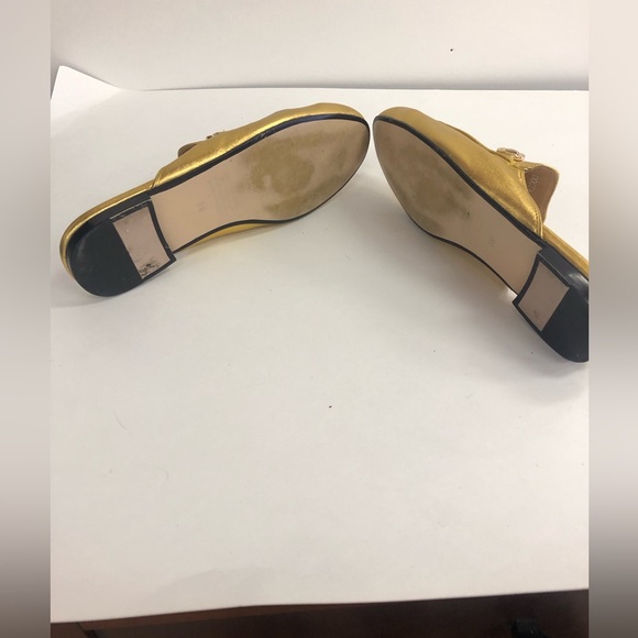 SILENT D ELEGANT SLIP ON STYLING UPPER LEATHER LINING LEATHER gold in size 39 Eu - Picture 6 of 7